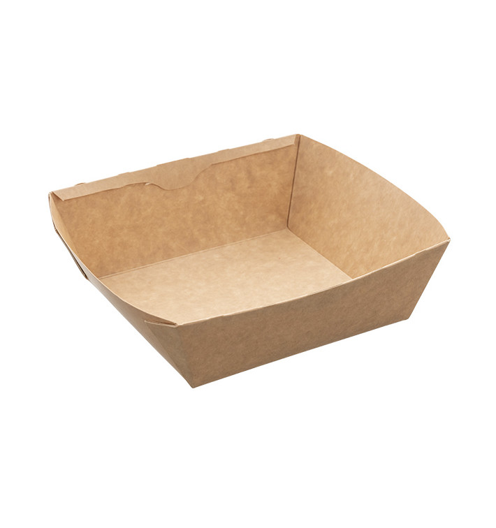 Rechteckige Salatschüssel aus Kraftpapier 750ml 19x16x5cm (300 Stück) Rechteckige Salatschüssel aus Kraftpapier 750ml 19x16x5cm (300 Stück)