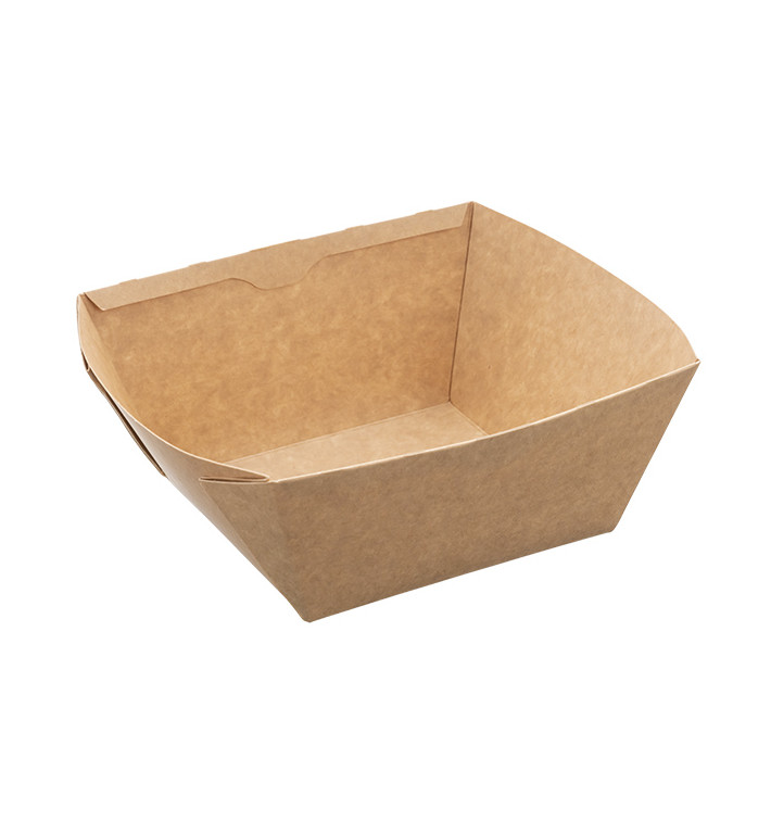 Rechteckige Salatschüssel aus Kraftpapier 1.000ml 19x16x7cm (300 Stück) Rechteckige Salatschüssel aus Kraftpapier 1.000ml 19x16x7cm (300 Stück)