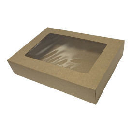 Faltbox Pappe Kraft für Wraps Ø80mm 120mm (1200 Stück)