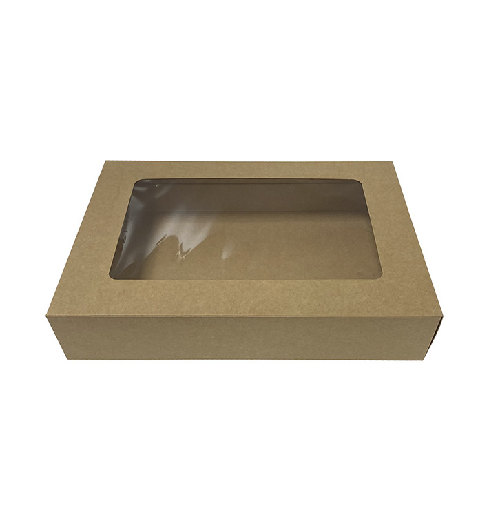 Faltbox Pappe Kraft für Wraps Ø80mm 120mm (1200 Stück) Faltbox Pappe Kraft für Wraps Ø80mm 120mm (1200 Stück)