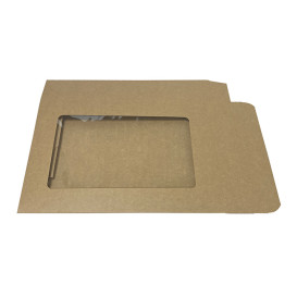 Faltbox Pappe Kraft für Wraps Ø80mm 120mm (1200 Stück)