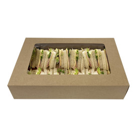 Faltbox Pappe Kraft für Wraps Ø80mm 120mm (1200 Stück)