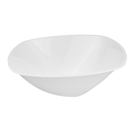 Plastikschale PP "Square" Weiß 1250ml Ø21cm (3 Stück)