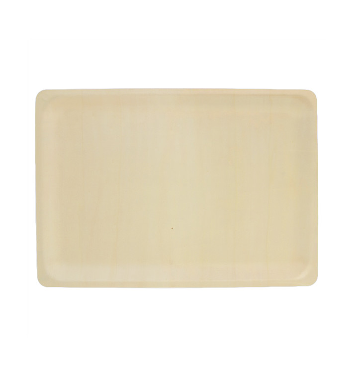 Tablett aus Holz rechteckig 40x28x2cm (10 Stück) Tablett aus Holz rechteckig 40x28x2cm (10 Stück)
