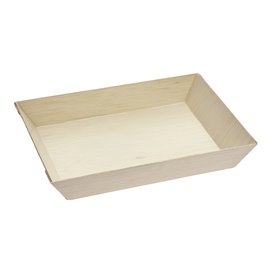 Tablett aus Holz "Mini" 13x6,5x2cm 125ml (25 Stück)