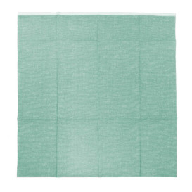 Bestecktaschen Vaquero Grün 40x40cm (30 Stück)