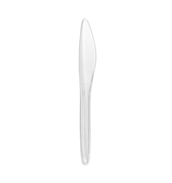 Plastikmesser "Luxury" Transparent 175mm (2.000 Stück) Plastikmesser "Luxury" Transparent 175mm (2.000 Stück)