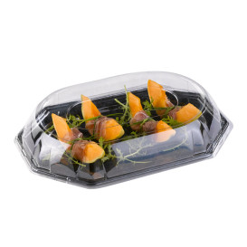 Plastikdeckel Transparent für Tablett 36x24x5cm (5 Stück)