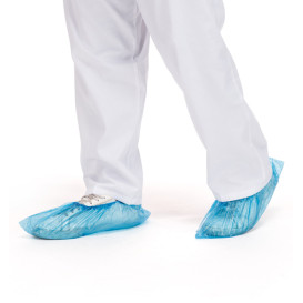 Überschuhe Polyetylen 20My Blau (100 Stück)