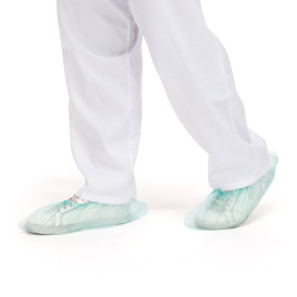 Überschuhe Polyetylen 20My Grün (100 Stück)
