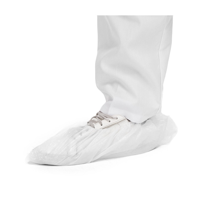 Überschuhe Polyetylen 20My weiß (100 Stück) Überschuhe Polyetylen 20My weiß (100 Stück)