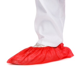 Überschuhe Polypropylen Rot (1000 Stück)