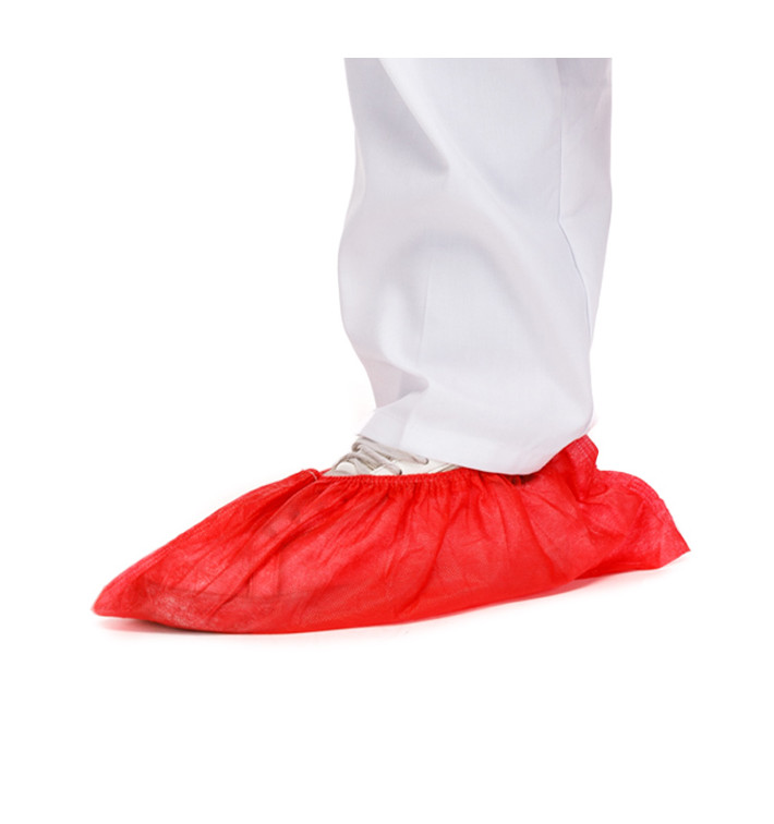 Überschuhe Polypropylen Rot (100 Stück) Überschuhe Polypropylen Rot (100 Stück)
