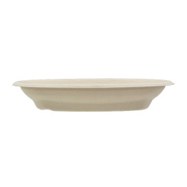 Tablett Oval Zuckerrohr-Fasern 500ml 24x17x4cm (75 Stück)