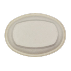 Tablett Oval Zuckerrohr-Fasern 500ml 24x17x4cm (75 Stück)