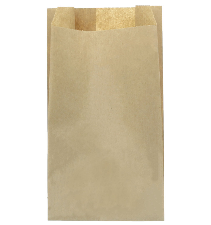 Papiertüten Kraft 14+7x24cm (1.000 Stück) Papiertüten Kraft 14+7x24cm (1.000 Stück)