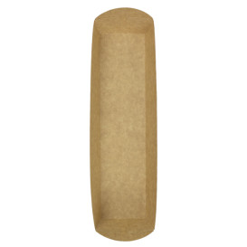 Baguette-Schale aus Papier Kraft 500ml 24,8x6cm (500 Uds)
