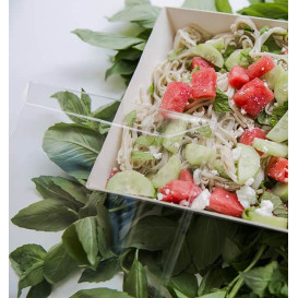 Tablett aus Holz 18x13x2,8cm 500ml (100 Stück)