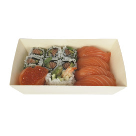 Fingerfood-Schalen aus Holz 410ml 19,5x8,5cm (144 Stück)