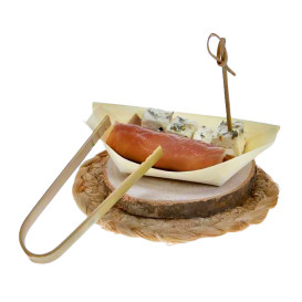 Pinzetten aus Bambus 9cm (100 Stück)
