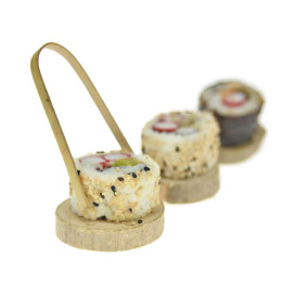 Pinzetten aus Bambus 9cm (100 Stück)
