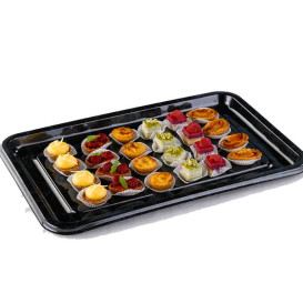 Plastik Schale rechteckig Marmor 35x24cm (5 Einh.)