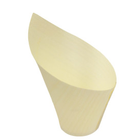 Lebensmittel Kegel aus Holz 11cm (50 Stück)