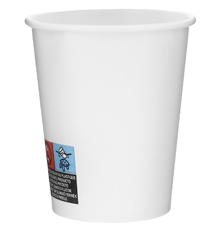 Kaffeebecher to go Karton weiß 6Oz/180ml Ø7,0cm (100 Stück) Kaffeebecher to go Karton weiß 6Oz/180ml Ø7,0cm (100 Stück)