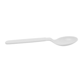Mehrweg Durable Löffel aus PP Mineral Weiß 18,5cm (6 Stück)
