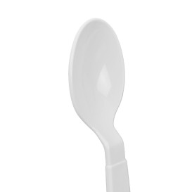 Mehrweg Durable Löffel aus PP Mineral Weiß 18,5cm (6 Stück)