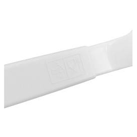 Mehrweg Durable Löffel aus PP Mineral Weiß 18,5cm (6 Stück)