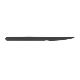 Mehrweg Durable Messer aus PP Mineral Anthrazit 18,5cm (6 Stück)
