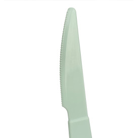 Mehrweg Durable Messer aus PP Mineral Grün 18,5cm (6 Stück)