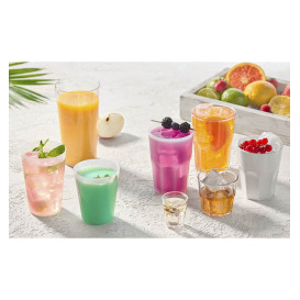 Wiederverwendbares Durable Glas SAN MiniDrink Klar 160ml (8 Stück)