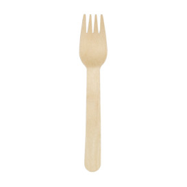 Holz Gabel Einweg Verpackt 16cm (500 Stück)