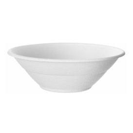 Schüssel Zuckerrohr Bagasse Noodle Weiß 940ml (400 Stück)
