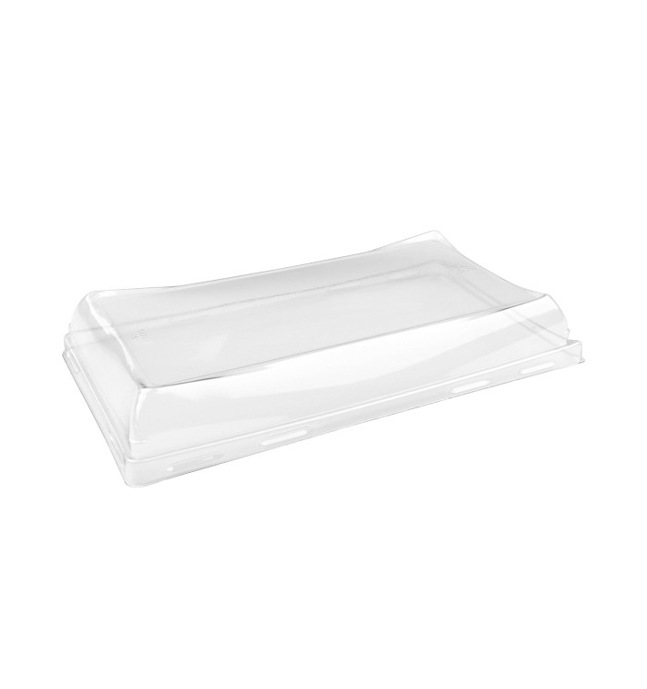 Plastikdeckel Transparent rechteckig 12x22cm (50 Stück) Plastikdeckel Transparent rechteckig 12x22cm (50 Stück)