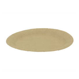 Pappteller Rund “Radial” Kraft Ø18cm 200gr/m² (650 Stück)