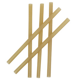 Bio Strohhalme aus Zuckerrohr Ø1,2cm 25cm (1.000 Stück)