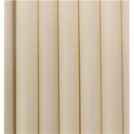 Bio Strohhalme aus Zuckerrohr Ø0,8cm 15cm (50 Stück)