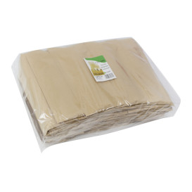 Holzbesteck Gabel, Messer, Löffel und Servietten (50 Stück)