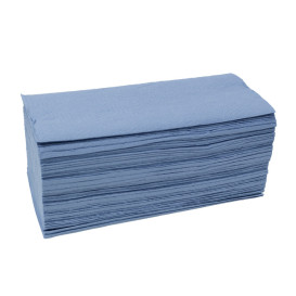 Papierhandtücher Blau 1 Lagig Z (4.560 Stück)