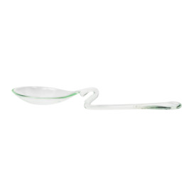 Häppchen-Löffel Flach mit Griff Water Green 8cm (500 Stück)
