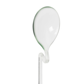 Häppchen-Löffel Flach mit Griff Water Green 8cm (500 Stück)