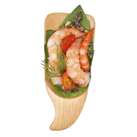 Häppchenlöffel aus Bambus klein Phuket 10x4,3cm (288 Stück)