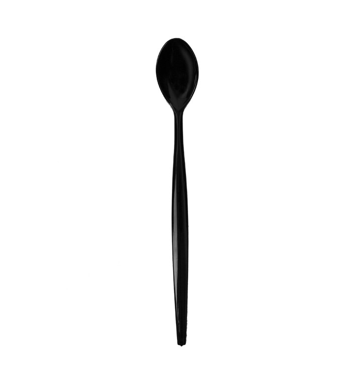 Eislöffel aus PS Schwarz 21cm (1.200 Stück) Eislöffel aus PS Schwarz 21cm (1.200 Stück)