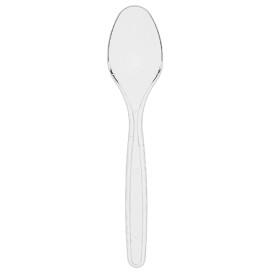 Löffel Plastik PS Wiederverwendbar Transparent 18cm (50 Stück)