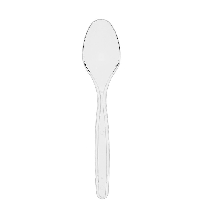 Löffel Plastik PS Wiederverwendbar Transparent 18cm (50 Stück) Löffel Plastik PS Wiederverwendbar Transparent 18cm (50 Stück)