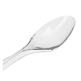 Löffel Plastik PS Wiederverwendbar Transparent 18cm (50 Stück)
