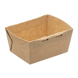 Salatschüssel Deli2Go aus Kraftpapier 125ml 10,8x8,2x3,5cm (125 Stück)